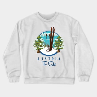 Austria To Ski sports logo Crewneck Sweatshirt